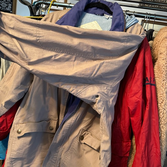 Laura Jeffries all weather jacket oversized medium with hideable hood - Picture 7 of 14